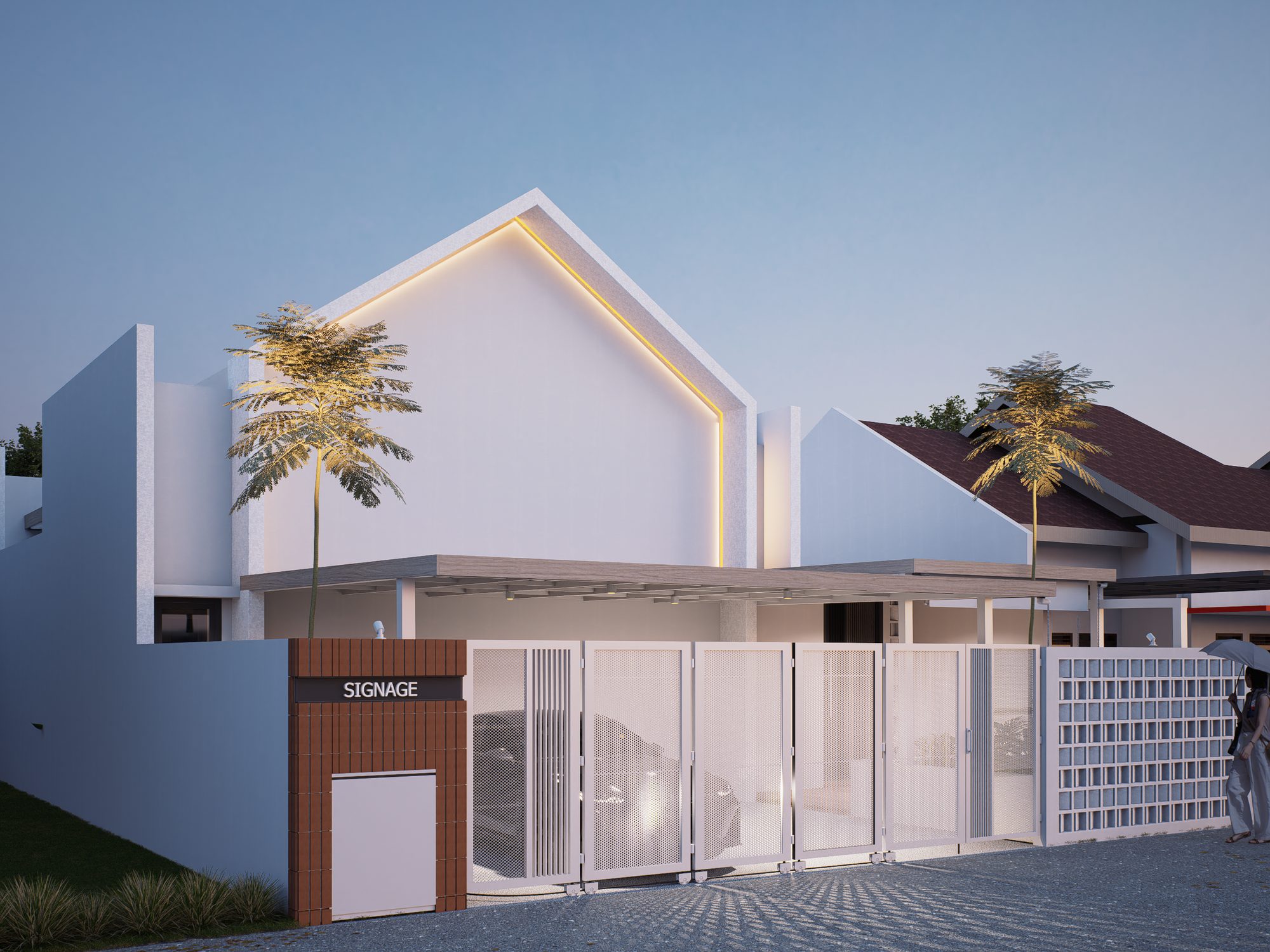 NH House, Tuban, karya Sudut Ruang Arsitek