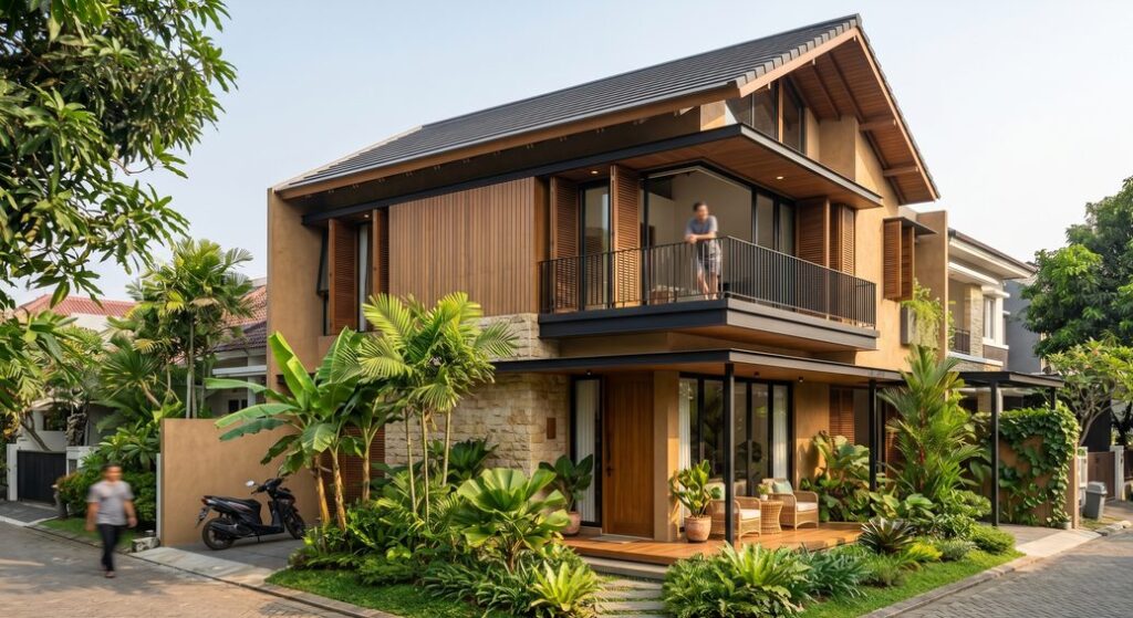 Rumah Tinggal, Malang, karya Sudut Ruang Arsitek