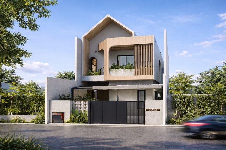 Rumah Tinggal, Surabaya, karya Sudut Ruang Arsitek