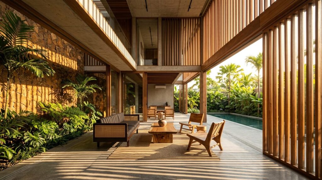 Rumah Tropis Modern, karya Sudut Ruang Arsitek